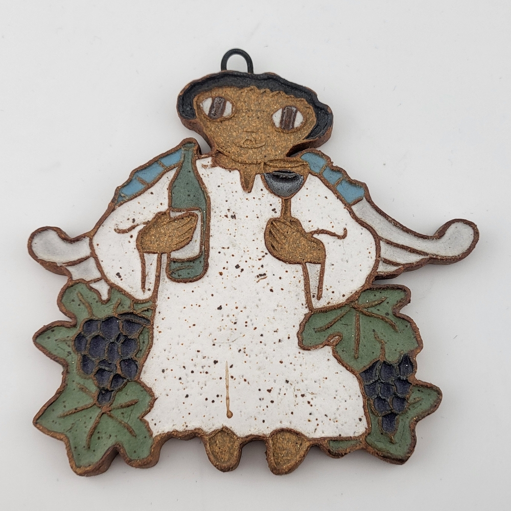 Vintage Ceramic Angel Christmas Ornament - Picture 9 of 11
